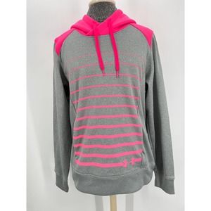 Women's Simi-fitted  Storm Under Armour hoodie size M Pink and Grey